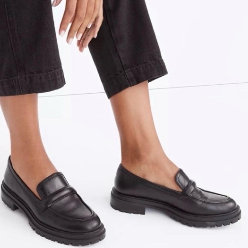 ☘️ TODAY ONLY - PRICE DROP MADEWELL - Bradley Lugsole Loafer - Black🖤 - Sz. 7.5 - Picture 2 of 12